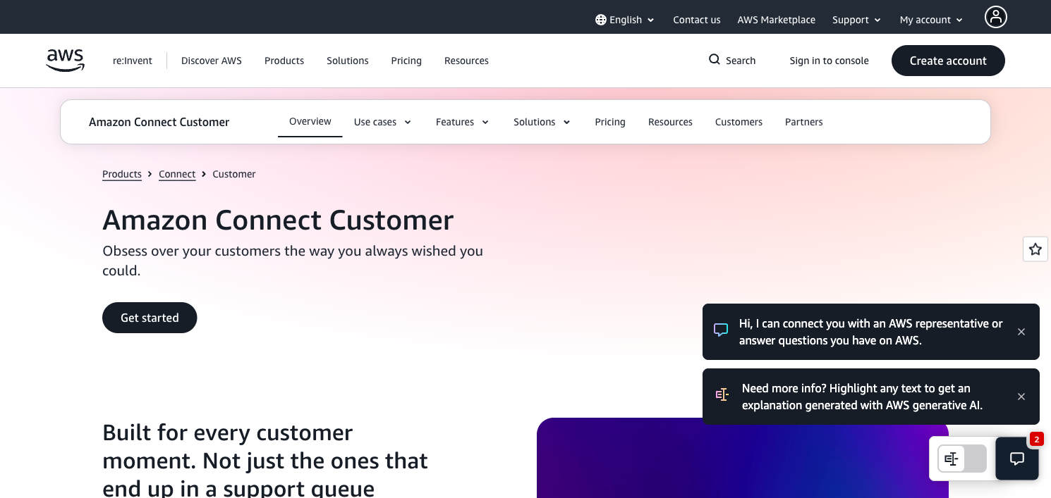 Amazon Connect screenshot 2