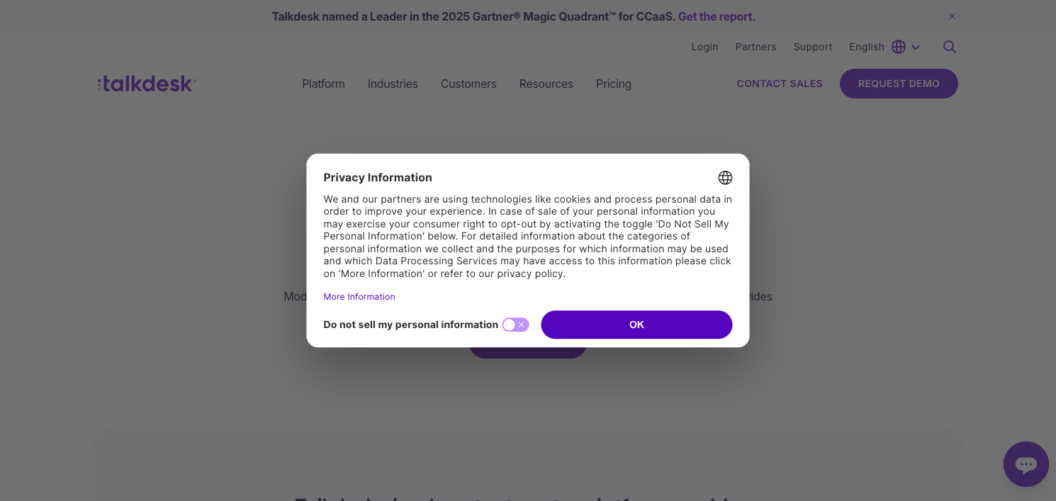 Talkdesk screenshot 2